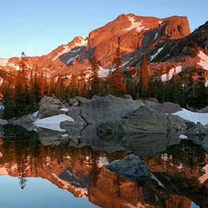 Lake in Rocky Mountain