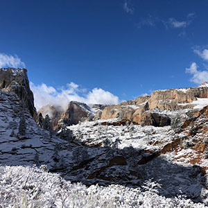 Winter in Zion